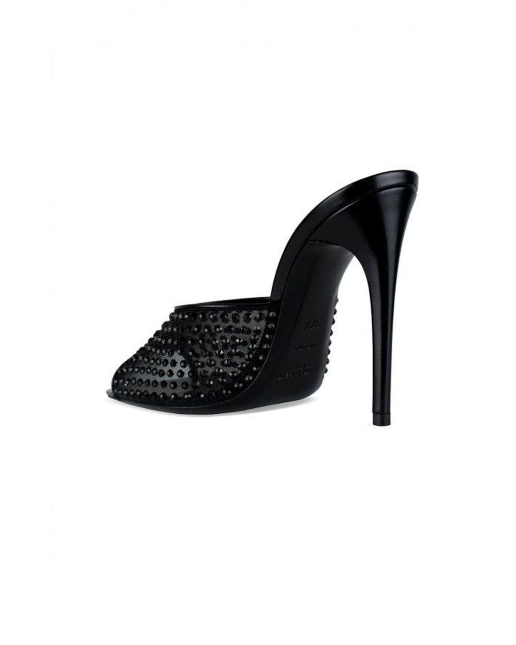 Saint Laurent Black Blonde Mules
