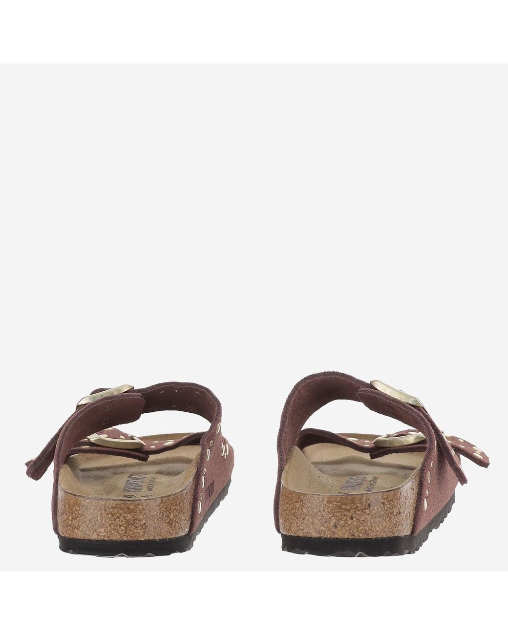 Birkenstock Brown Arizona Rivet Suede Sandals
