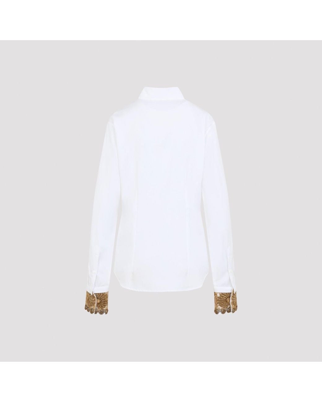 Dries Van Noten White 100% Cotton Shirt