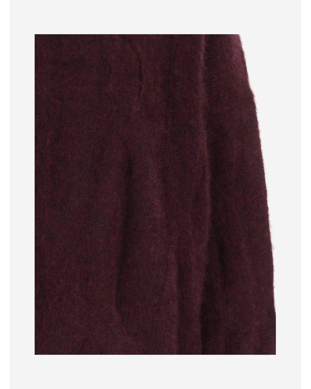 Allude Purple Cashmere And Silk Sweater