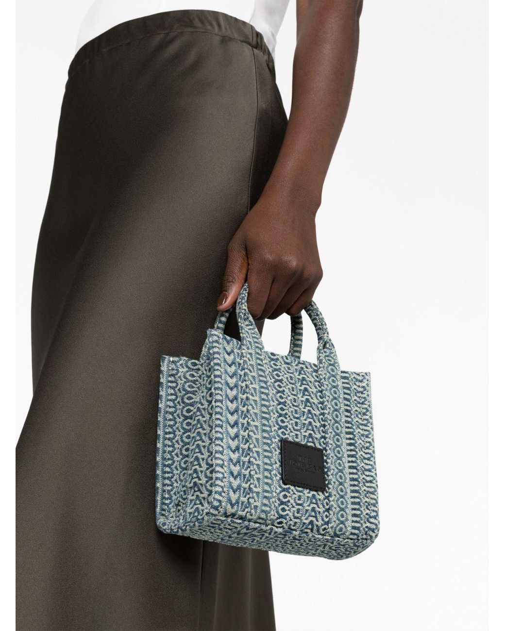 Marc Jacobs Blue The Micro Tote Bag