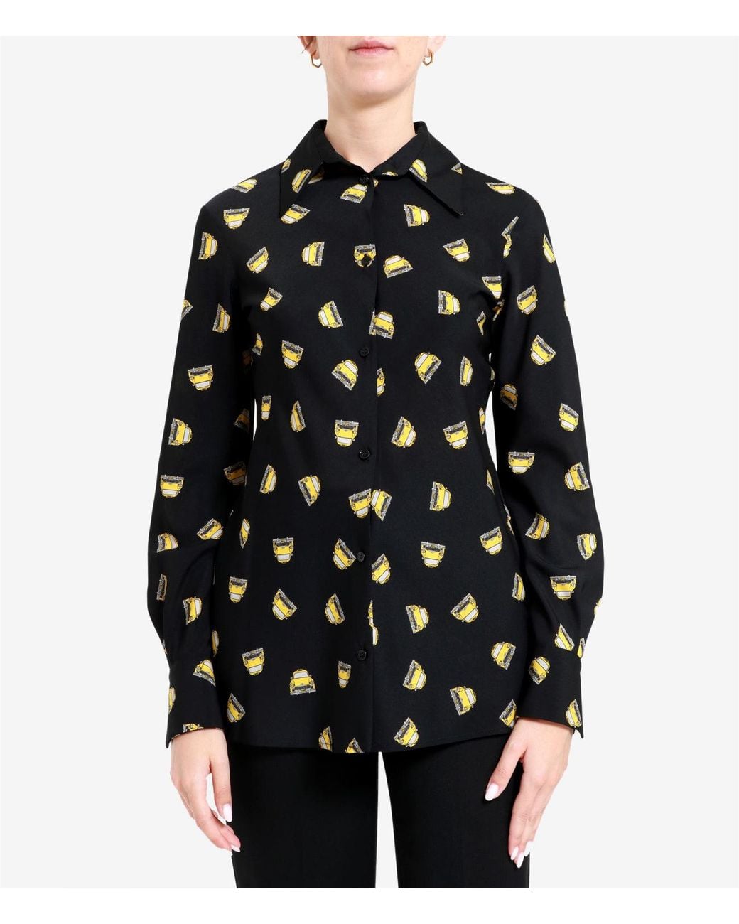 Erika Cavallini Semi Couture Black Shirts