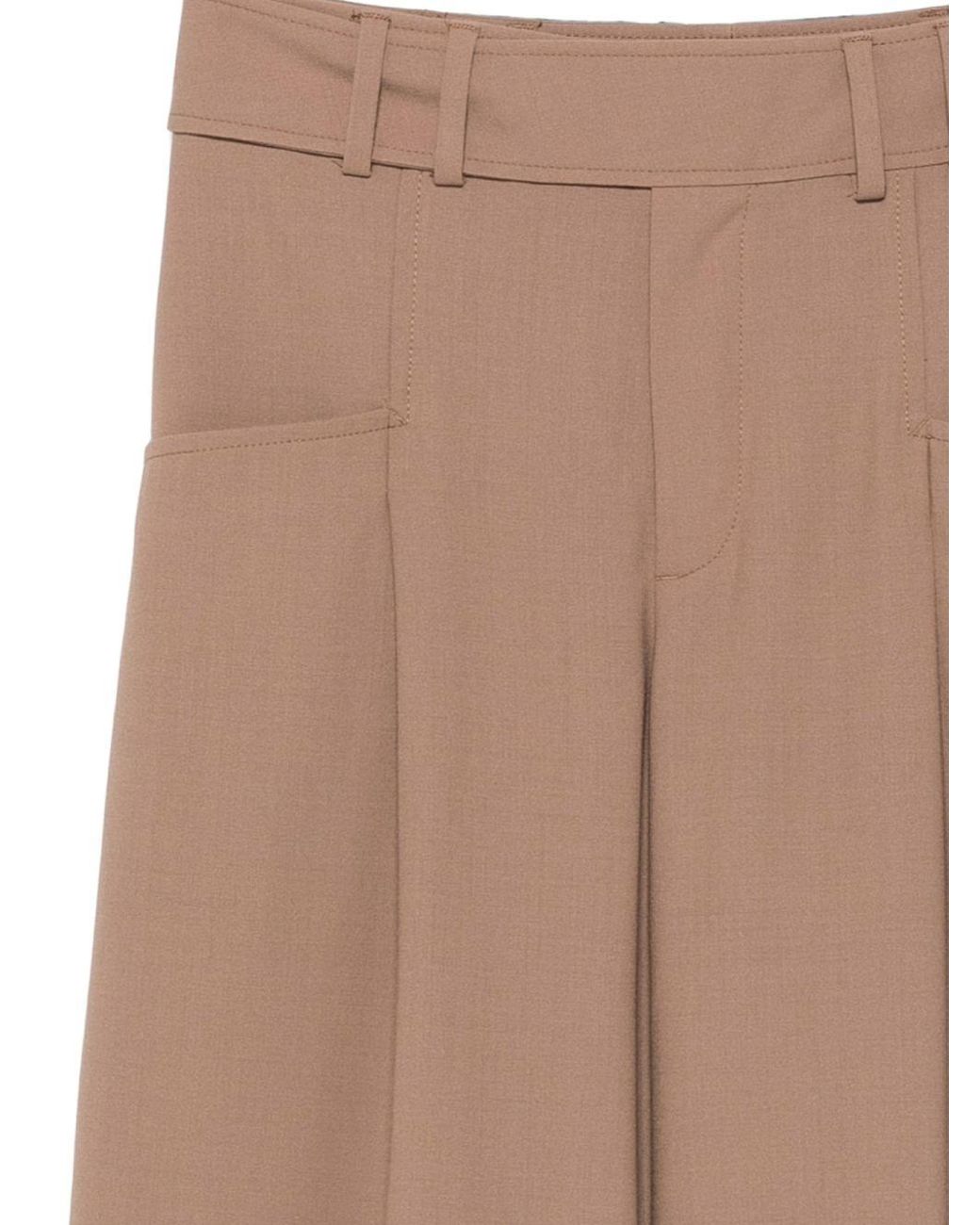 Closed Brown Wool Blend Trousers