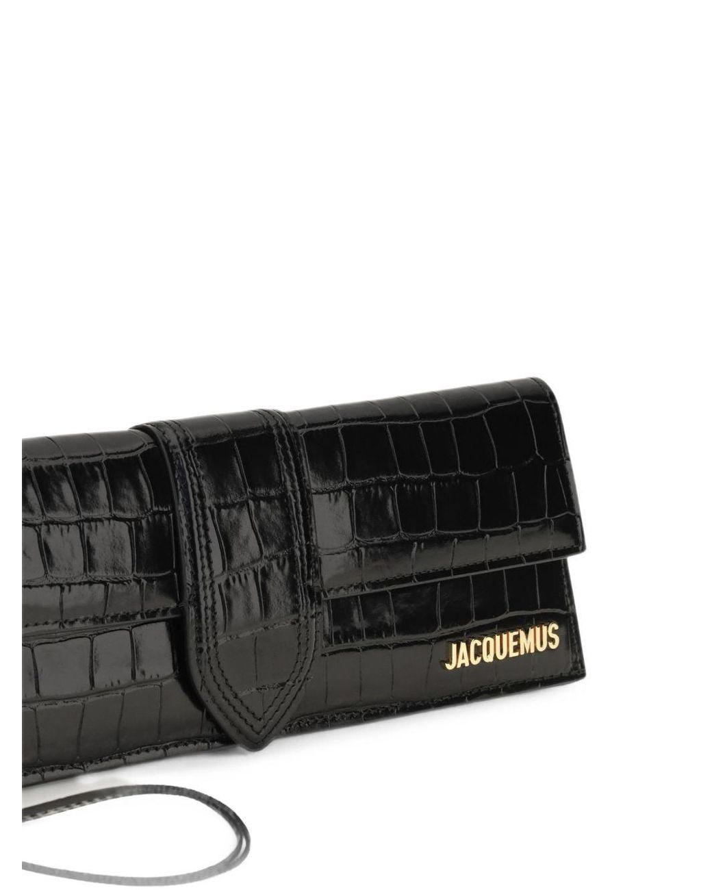 Jacquemus Black La Pochette Bambino Leather Clutch