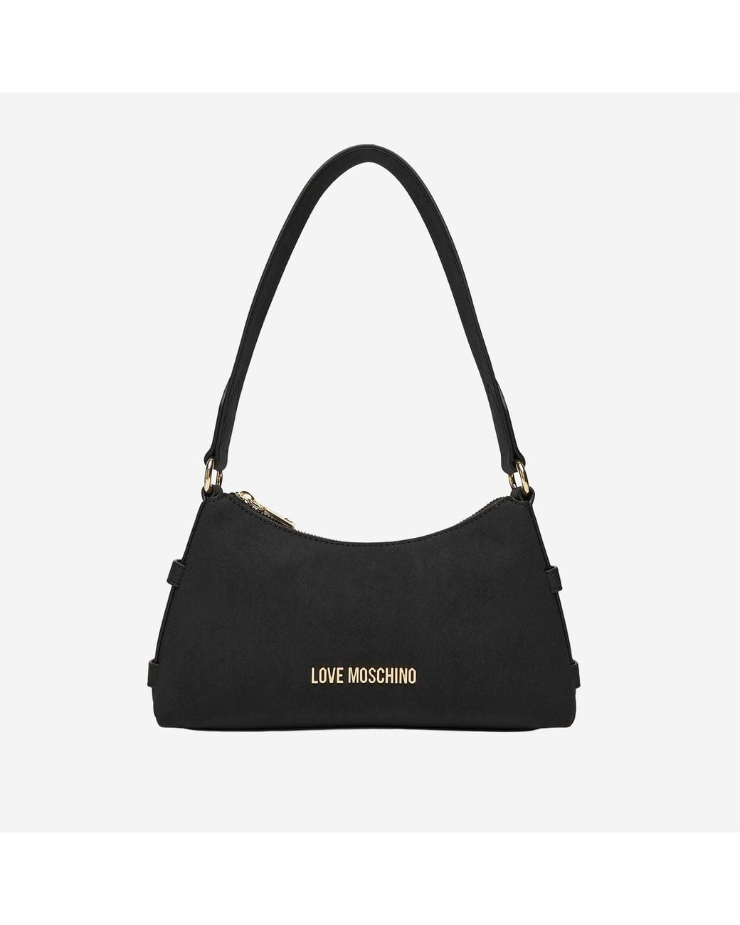 Love Moschino Black Shoulder Bag With Logo