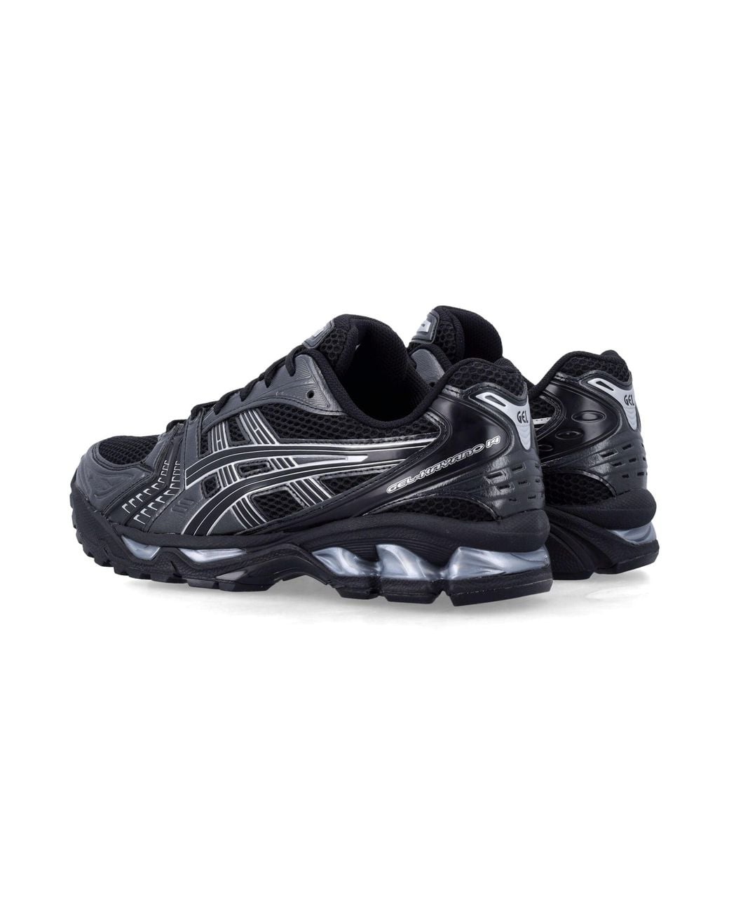 Asics Blue Performance Running-Inspired Sneakers With Mesh & Synthetic Leather Upper