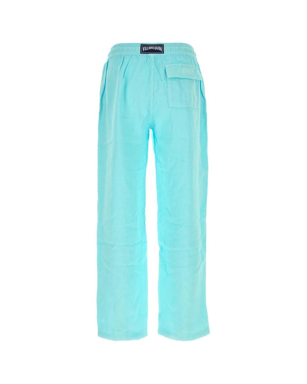 Vilebrequin Blue 100% Linen Resort Pant for men