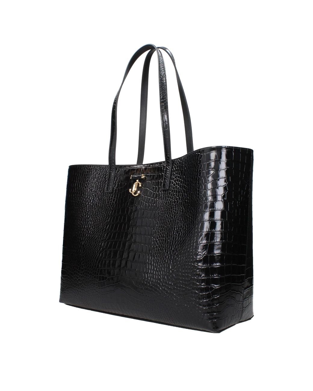 Jimmy Choo Black Shoulder Bags For Leather