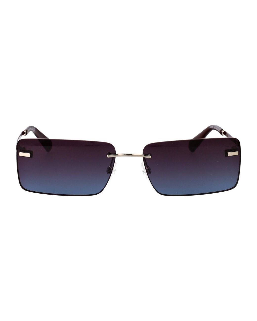 Calvin Klein Blue Metal Sunglasses