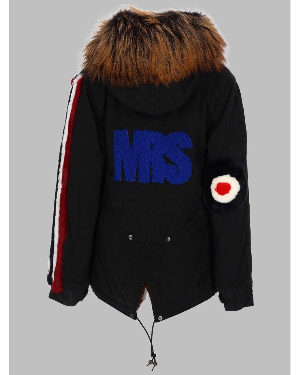 MR & MRS Black Mini Fur Sports Jacket