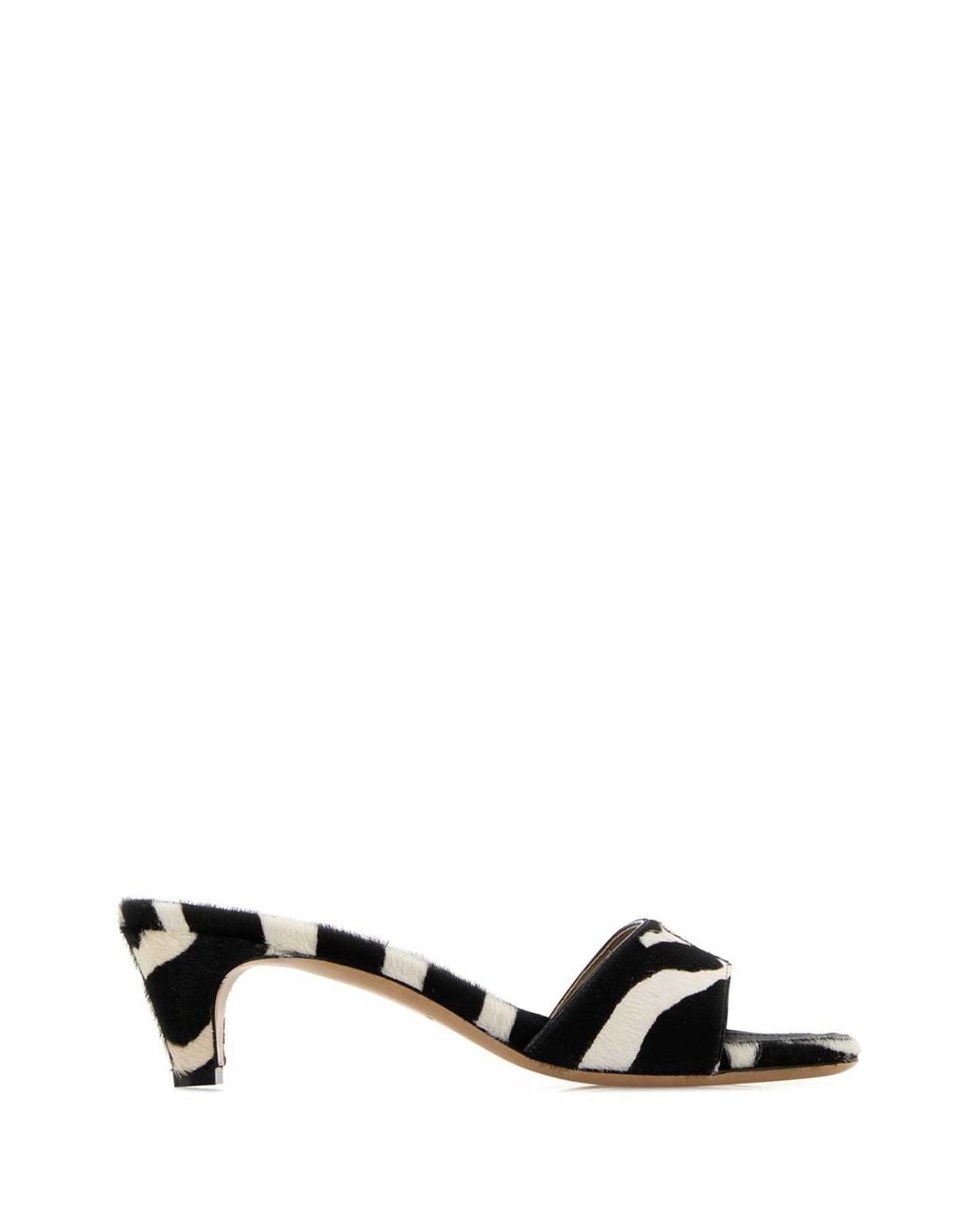 Ferragamo Black Slip On Mules