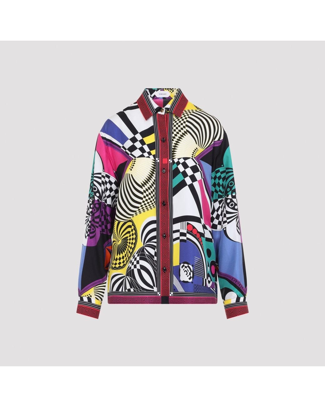 Versace Blue Teatro Foulard Shirt