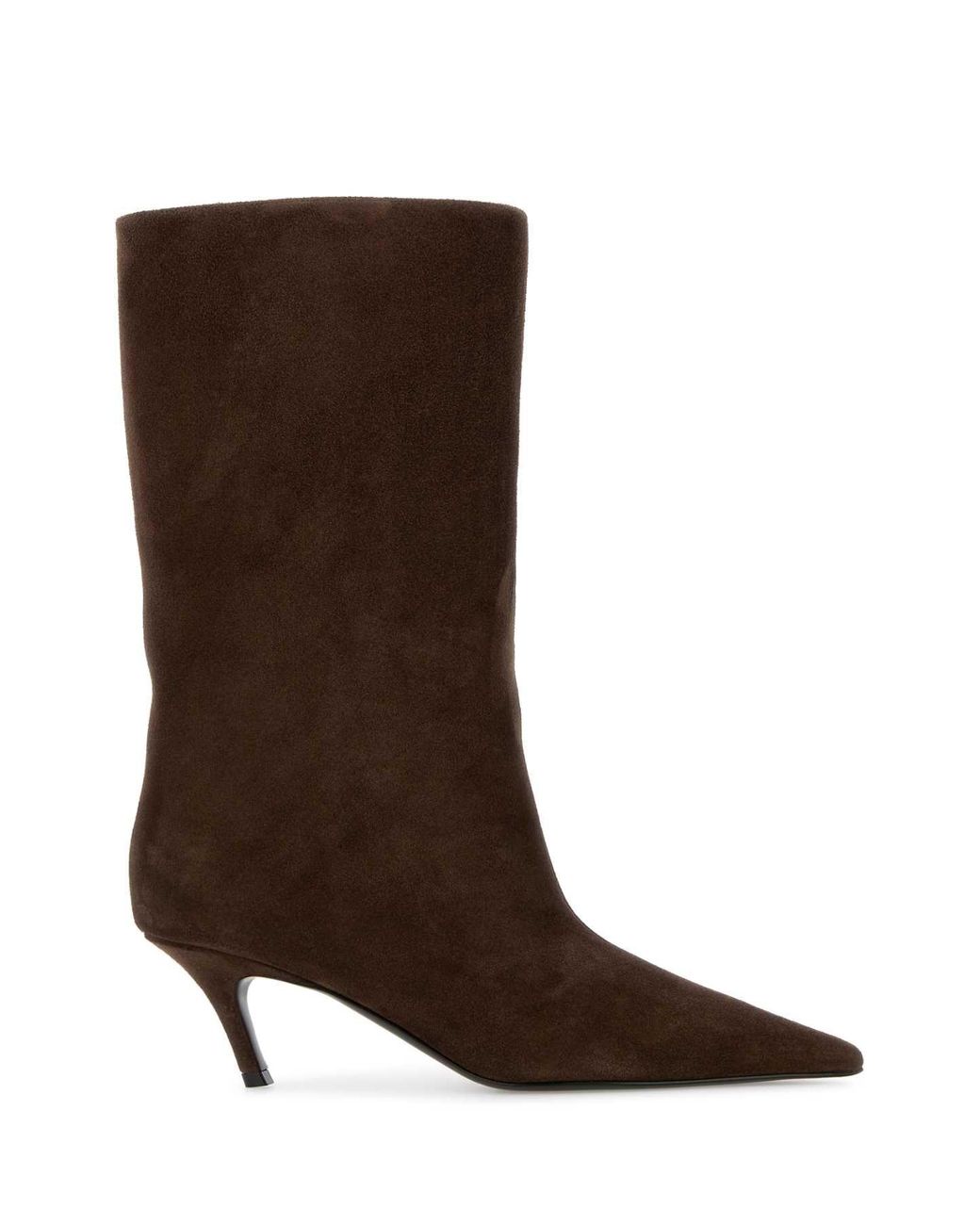 AMINA MUADDI Brown Suede Fiona Boots