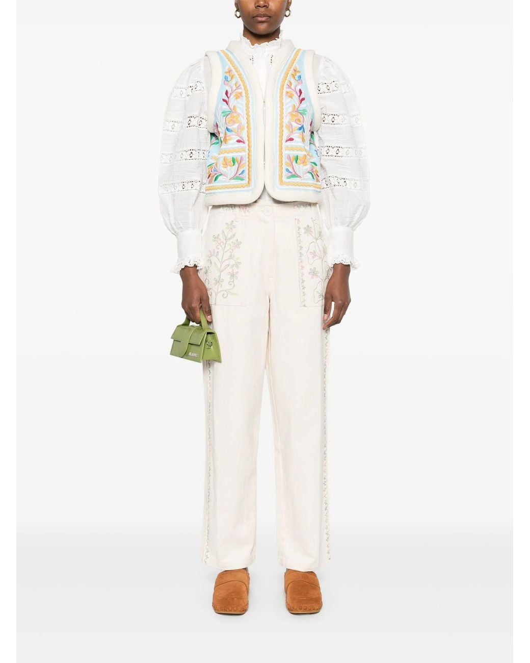 Antik Batik White Alex Pant Clothing