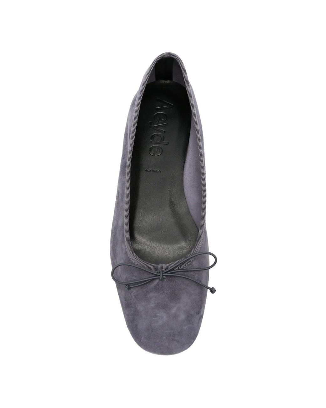 Aeyde White Tiby Kid Suede Leather Dusty