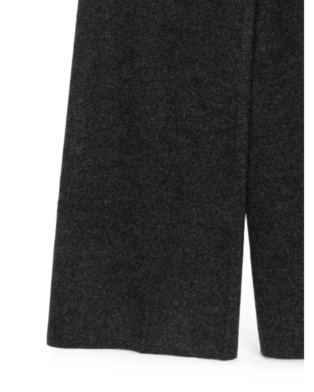 Semicouture Black Grace Wool Trousers