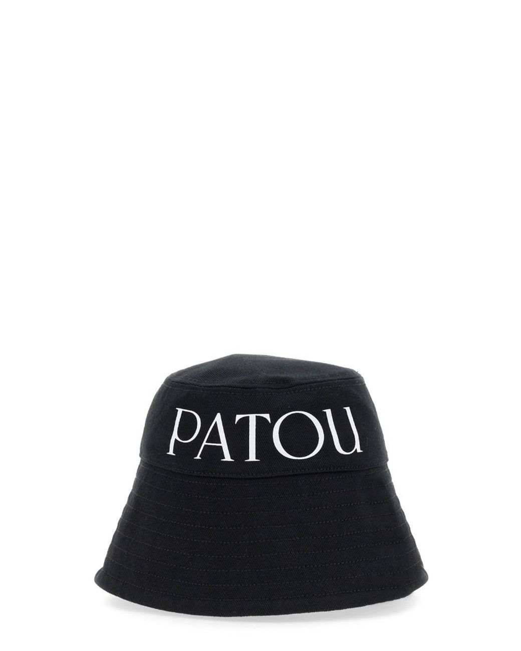 Patou Black Patou Ac027_0132999B Cotton Bucket Hat