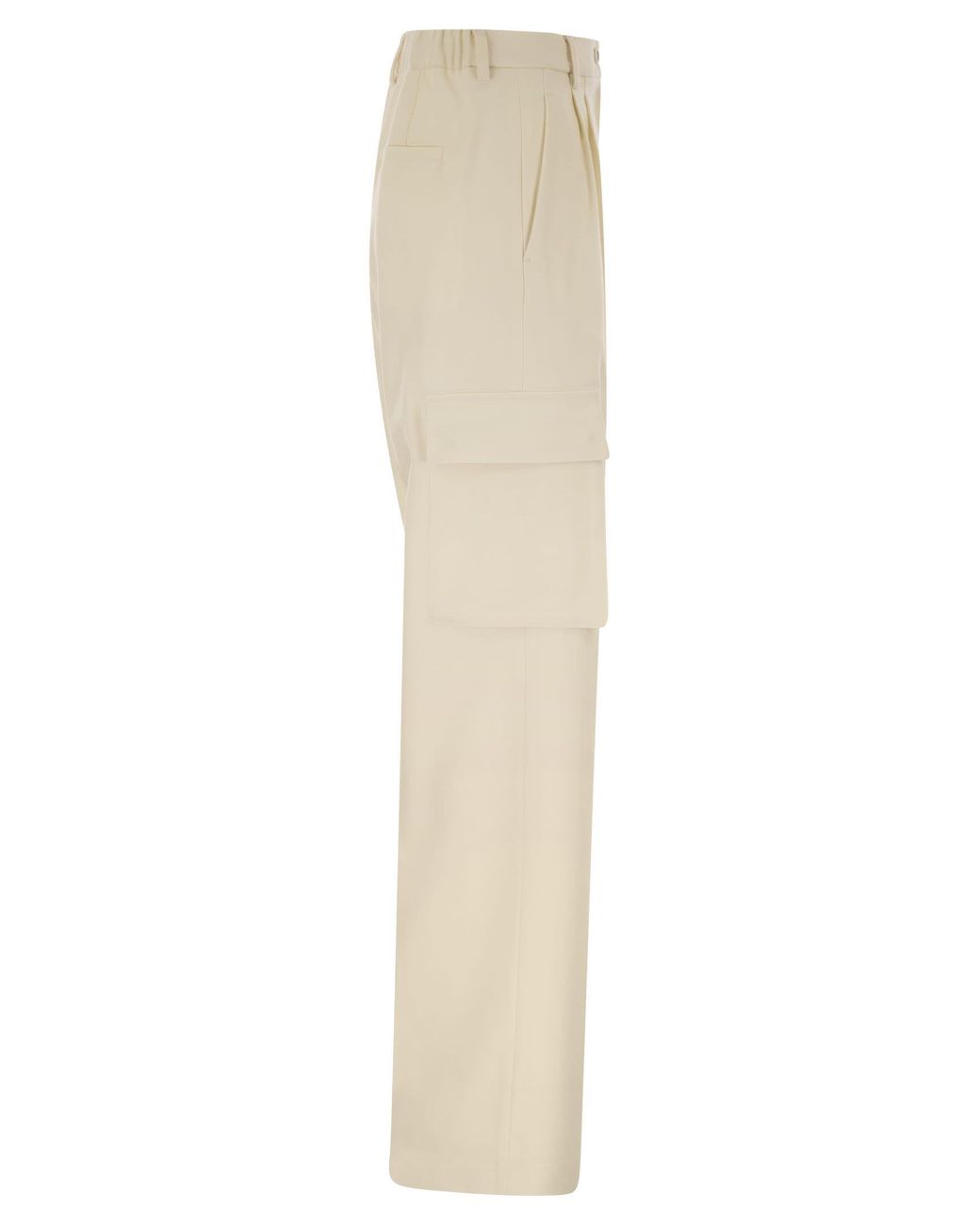 Herno Natural Cargo Trousers