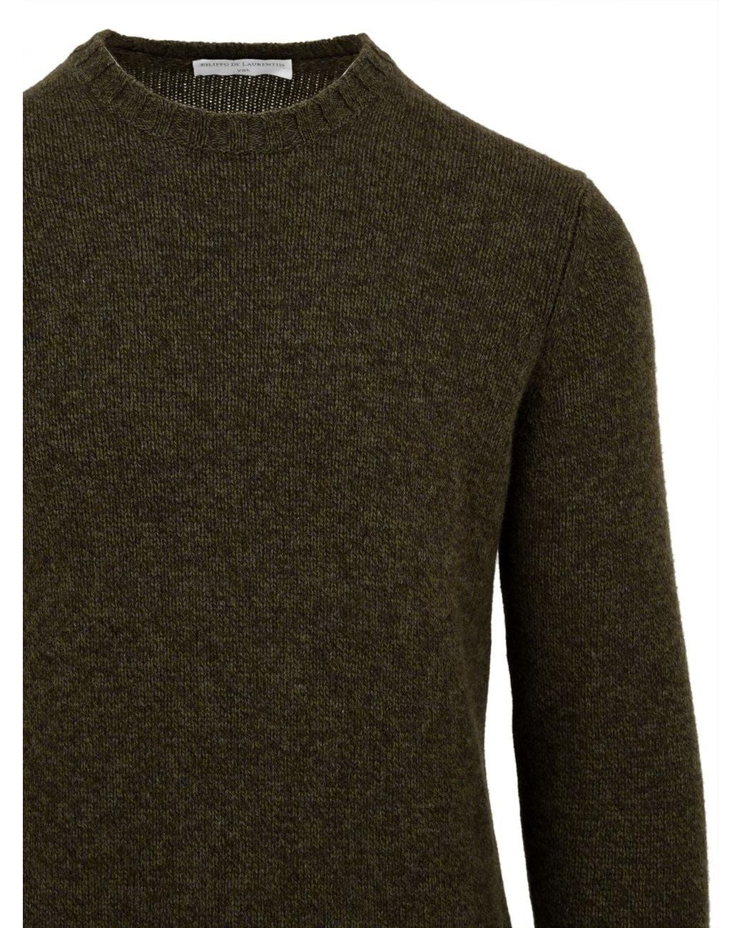 Filippo De Laurentis Green Sweaters for men