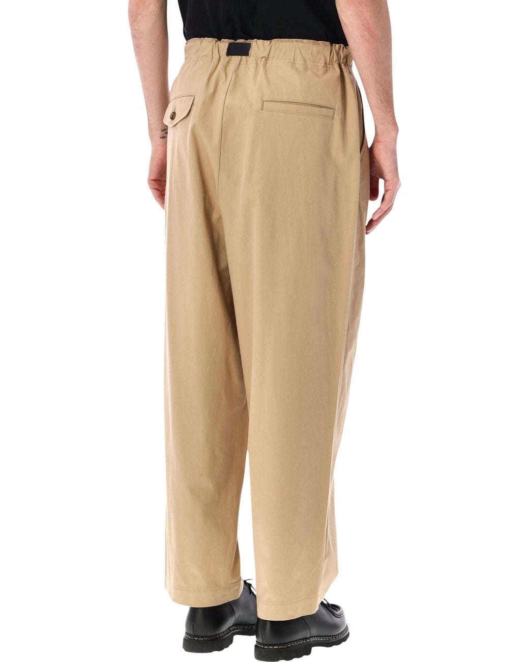 Comme des Garçons Natural Comme Des Garçons Homme Plus Comme Des Garçons Homme Cotton Belted Trousers for men