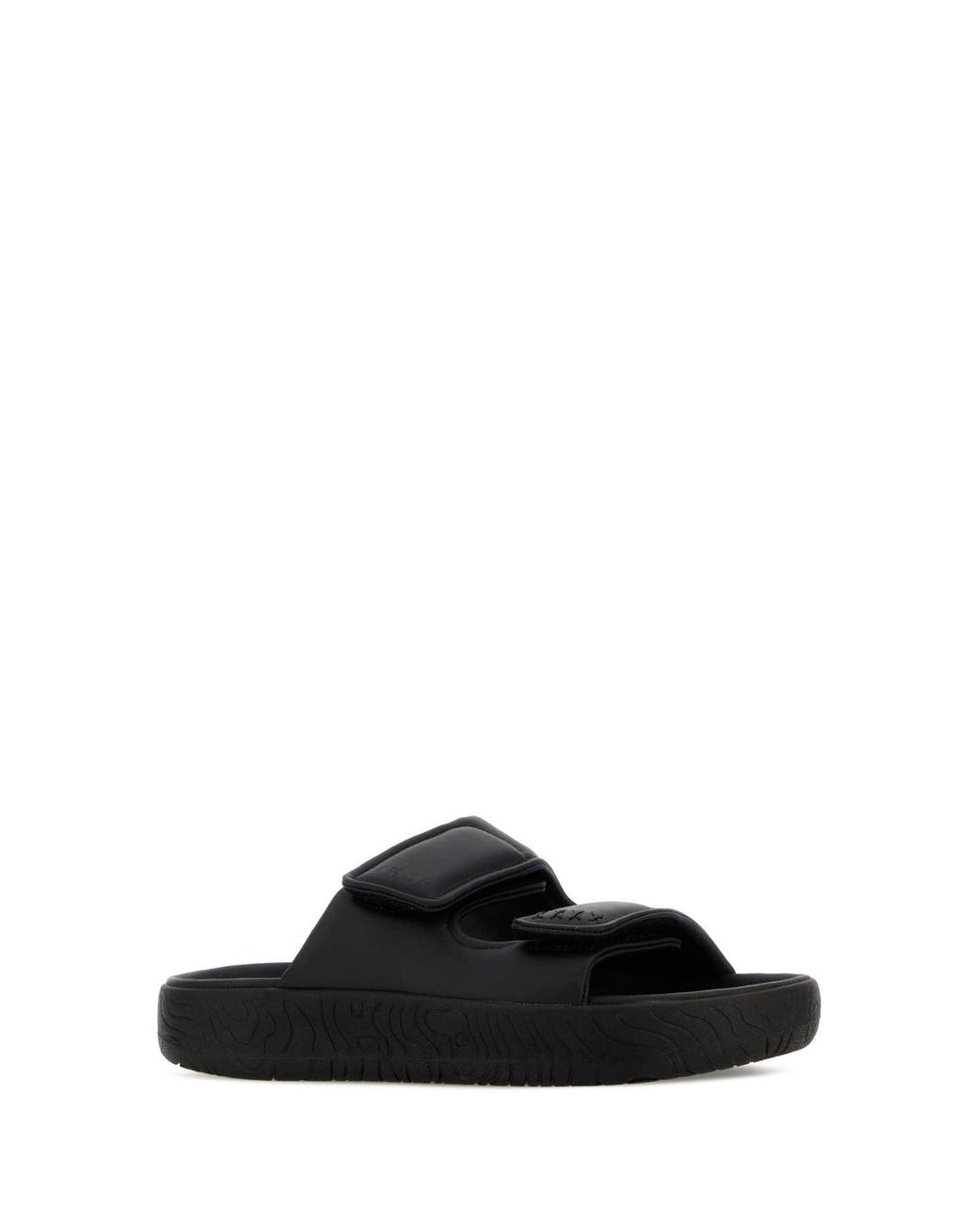 Veja Black Slip On Sandals