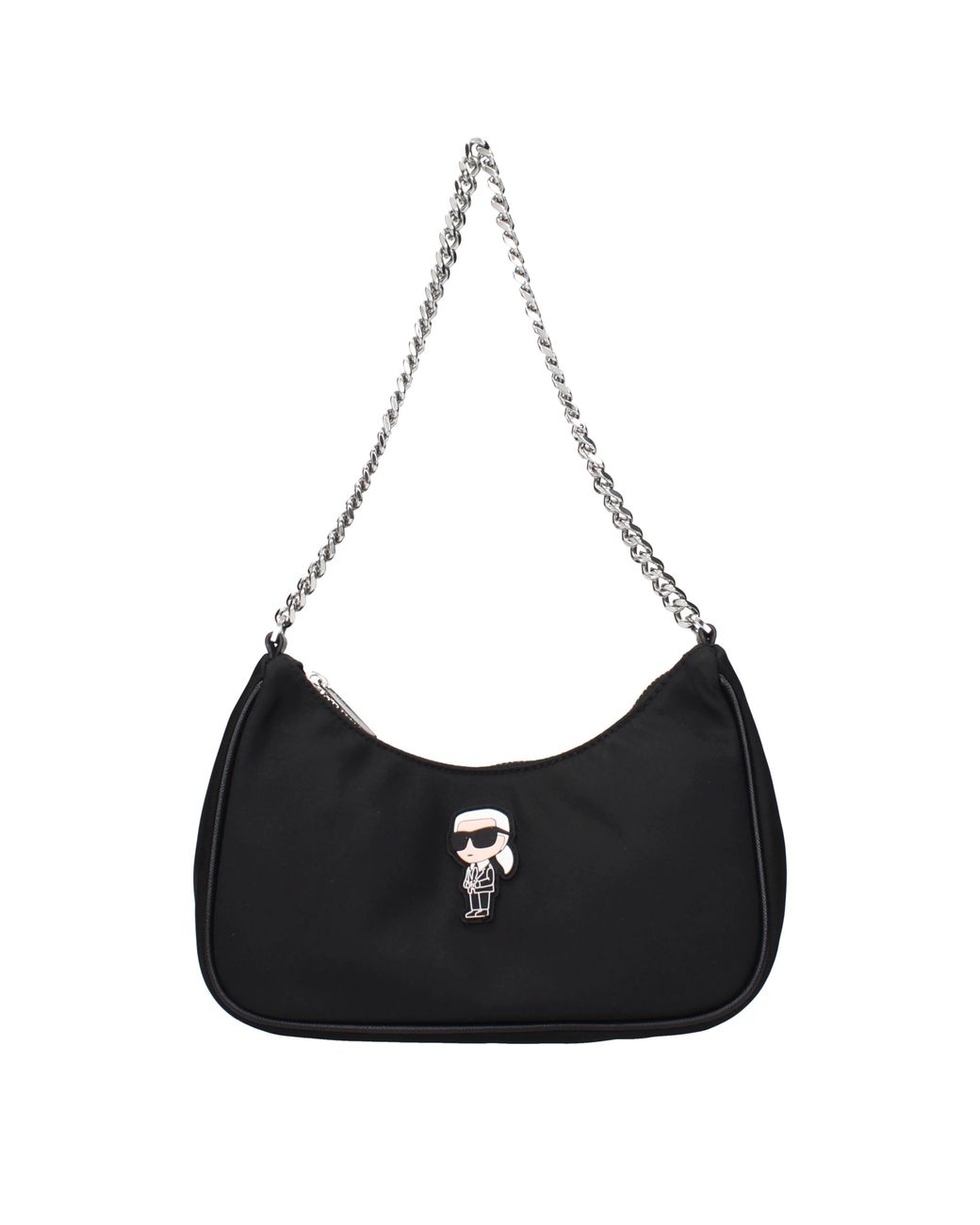 Karl Lagerfeld Black Shoulder Bags For