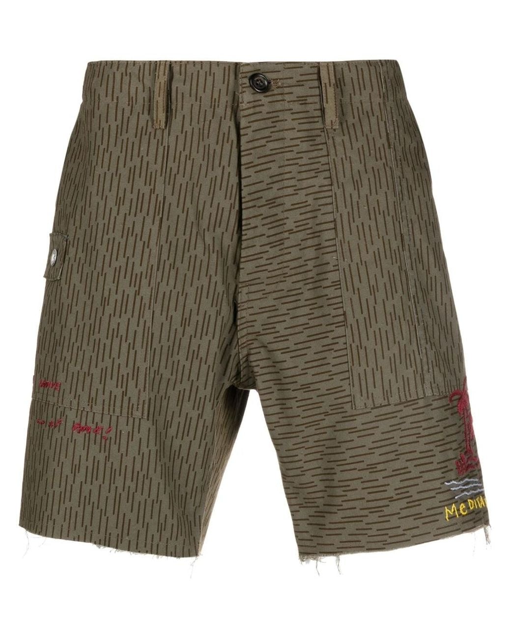 President's Green Shorts Brown for men