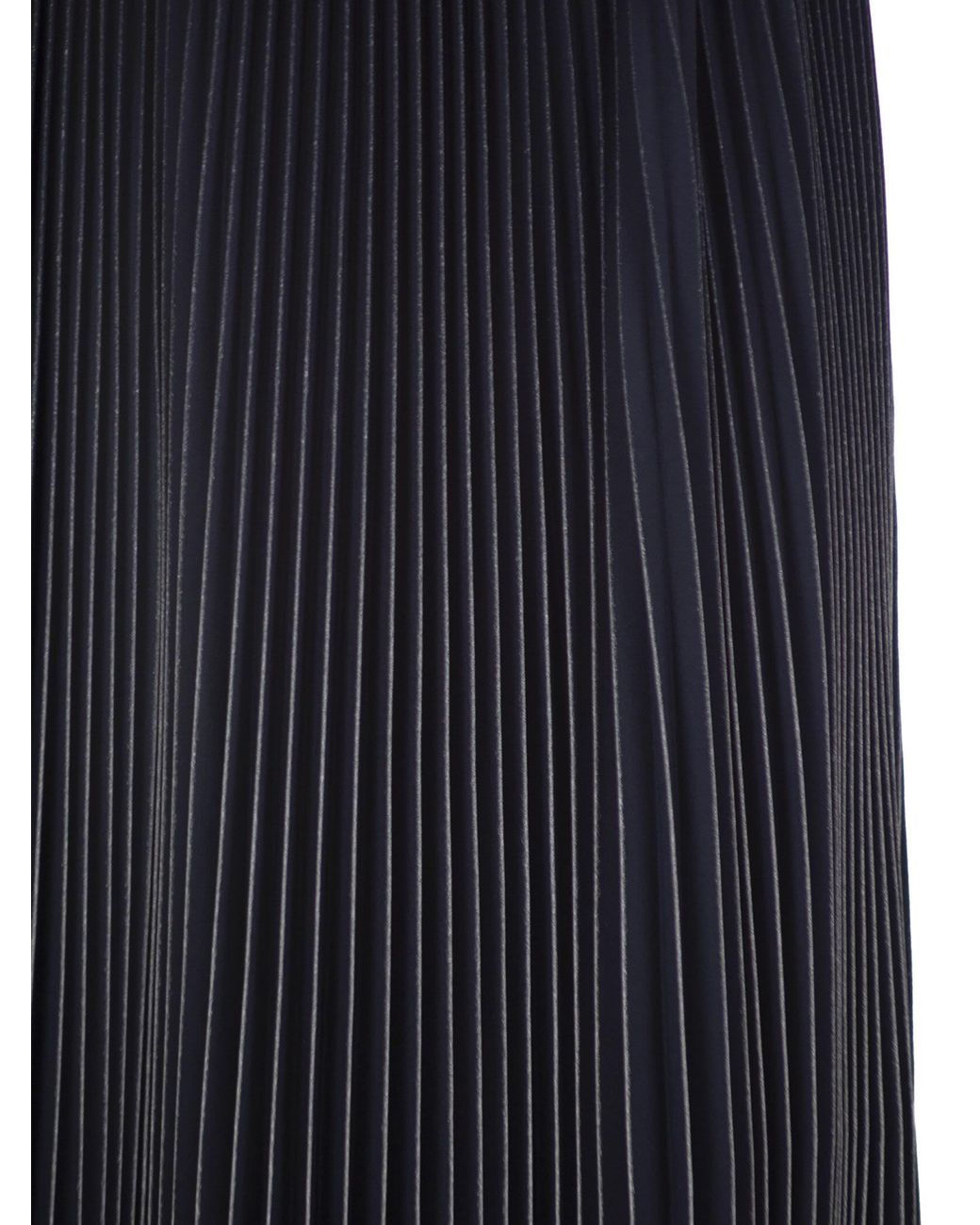 Fabiana Filippi Blue Long Pleated Skirt