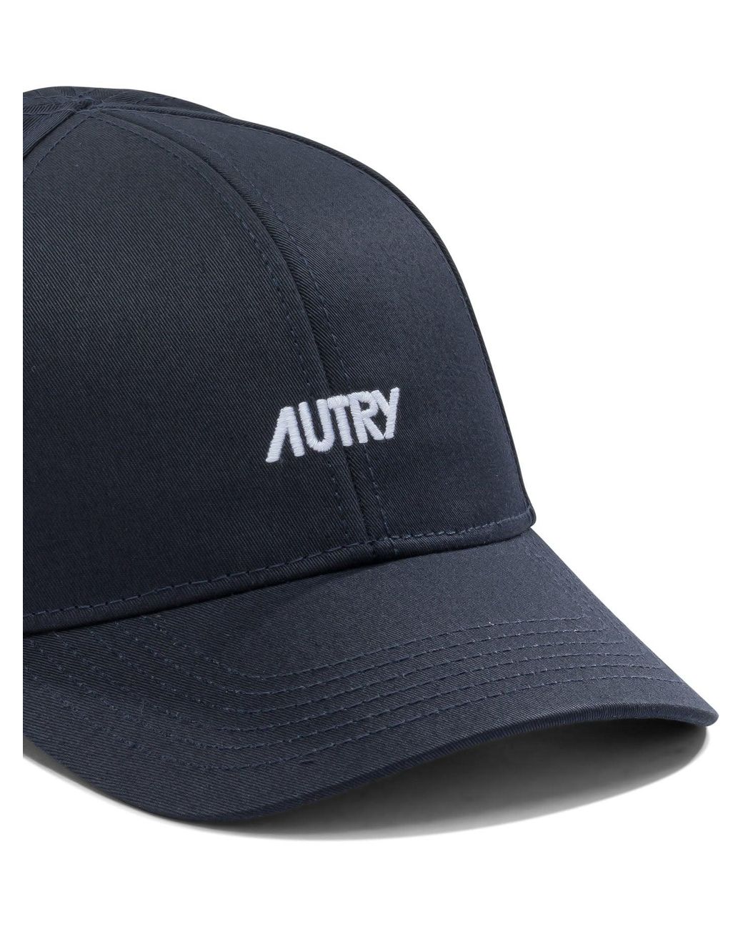 Autry Blue Cotton Hat for men
