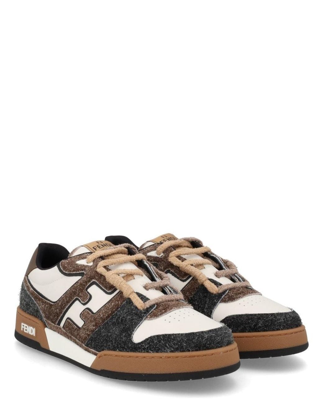 Fendi Brown Sneaker Match"