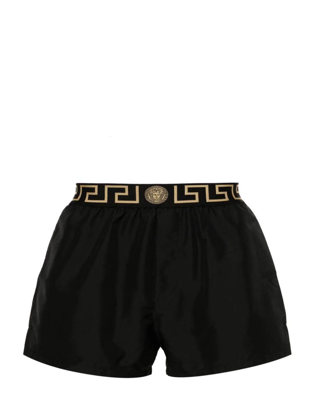 Versace Blue Greca Border Swimsuit