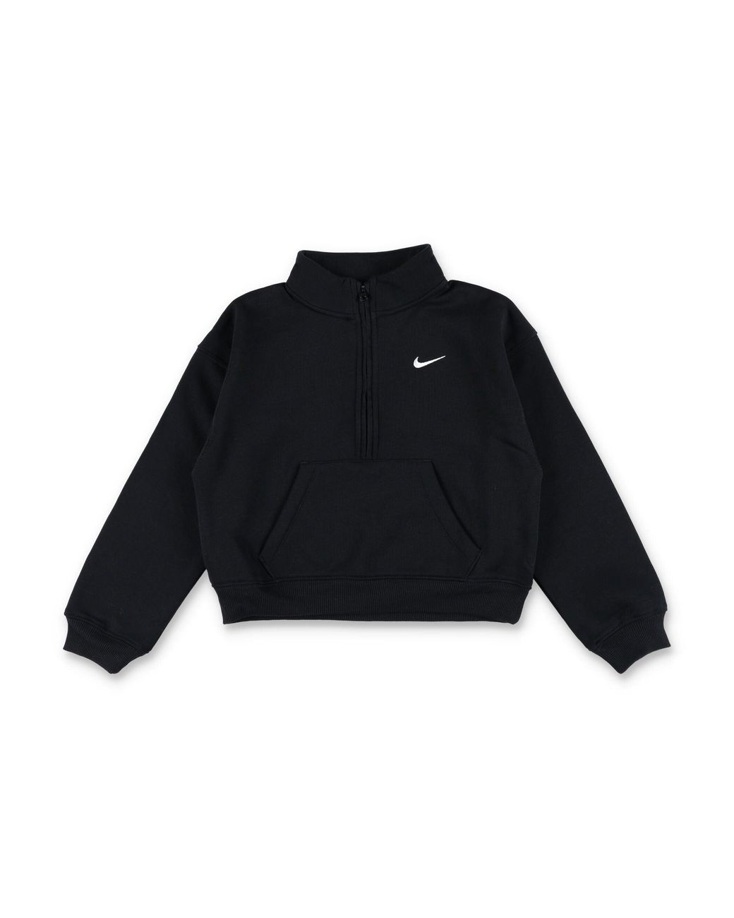 Nike Black Girls Zip-Up Sweatshirt And Pants Set
