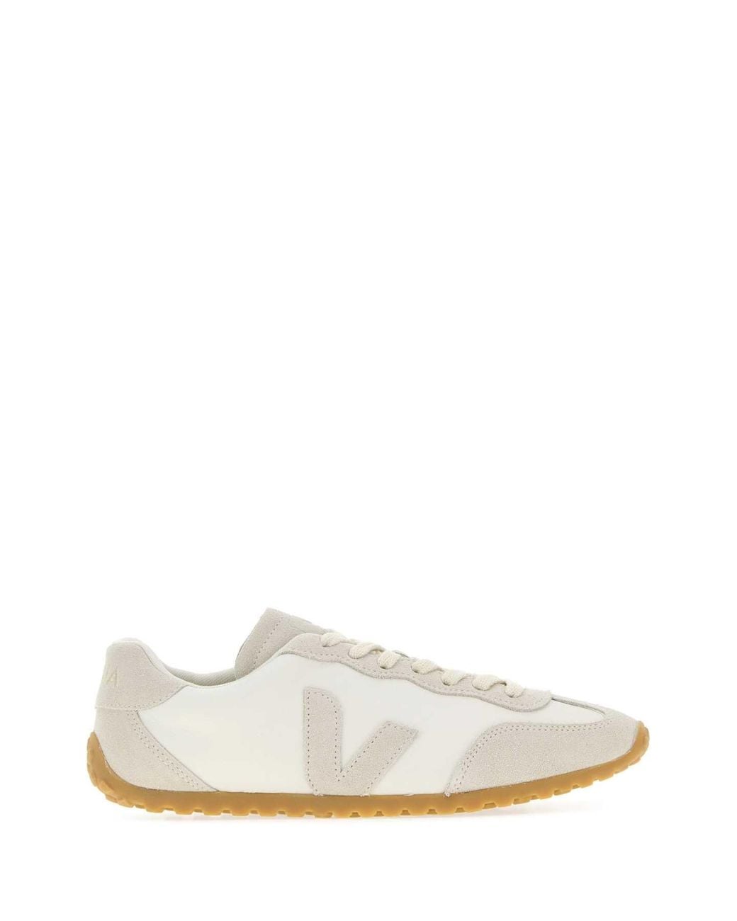 Veja White Two-Tone Leather And Suede Gt Sneaker