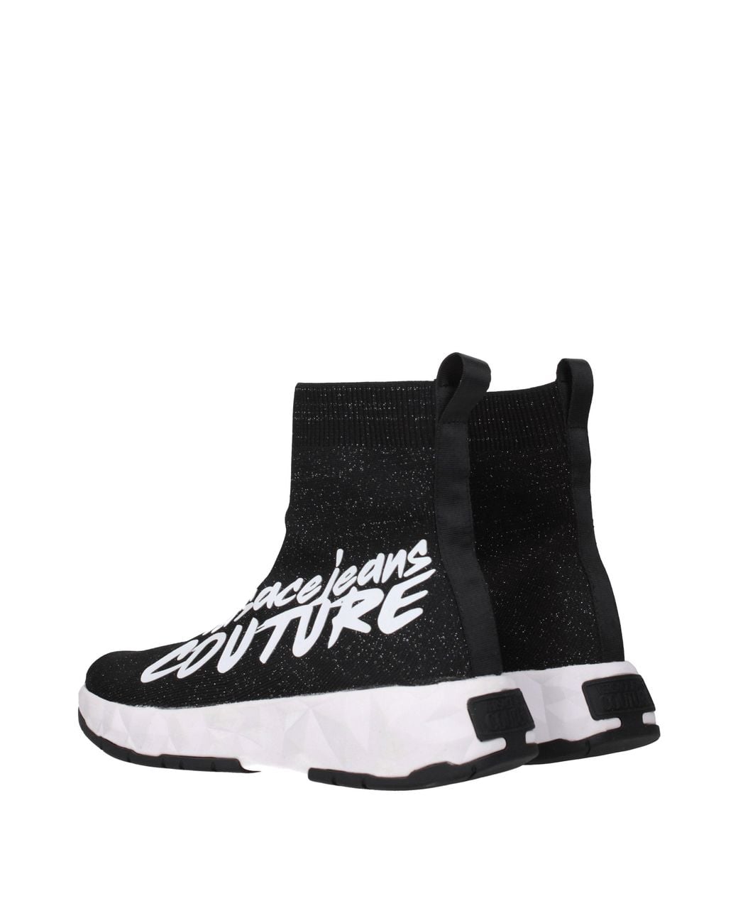 Versace Jeans Black Sneakers Couture Donna Tessuto Nero