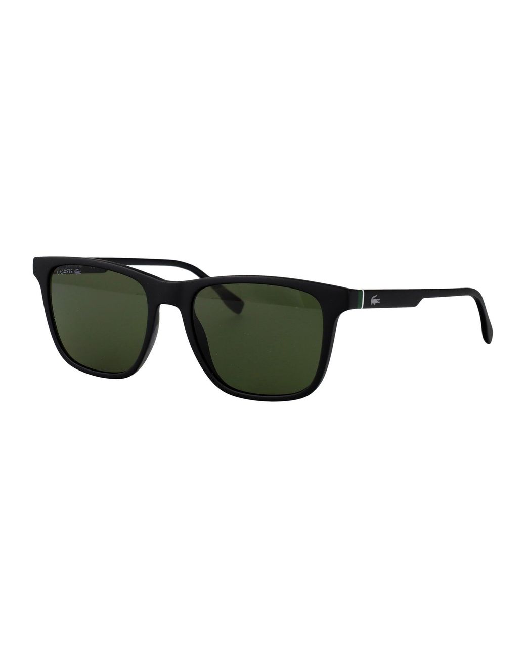 Lacoste Green Matte Acetate Sunglasses for men