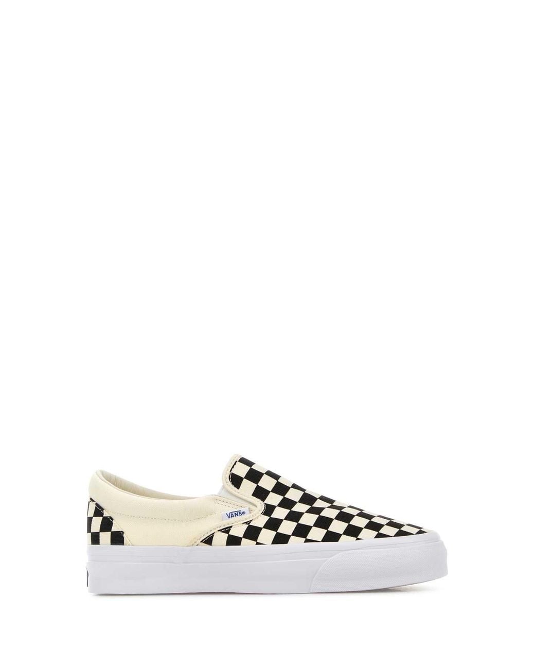 Vans White Lx Slip-On Reissue 98 Lx Checkerboard/Off Wh for men