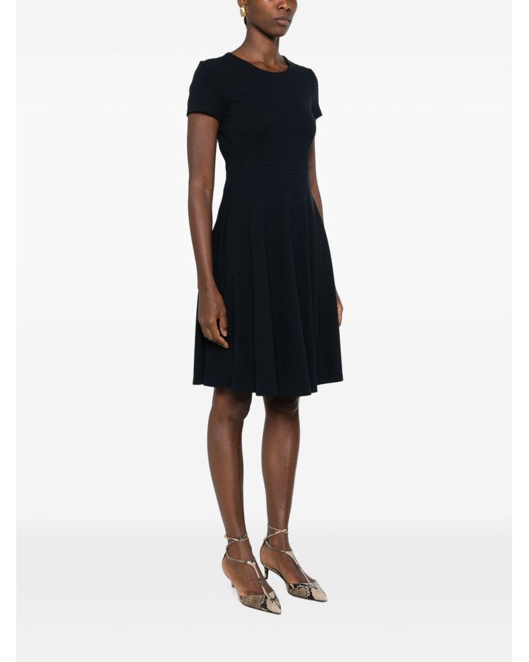 Emporio Armani Black Midi Dress