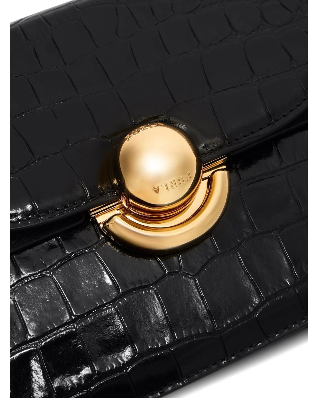 Furla Black Sfera Mini Crossbody Rou