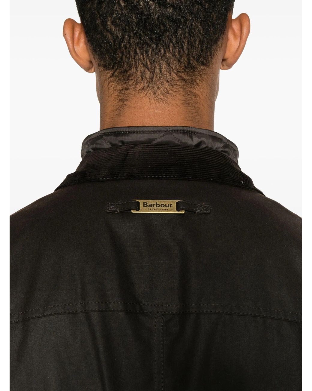 Barbour Black Ogston Wax Jacket