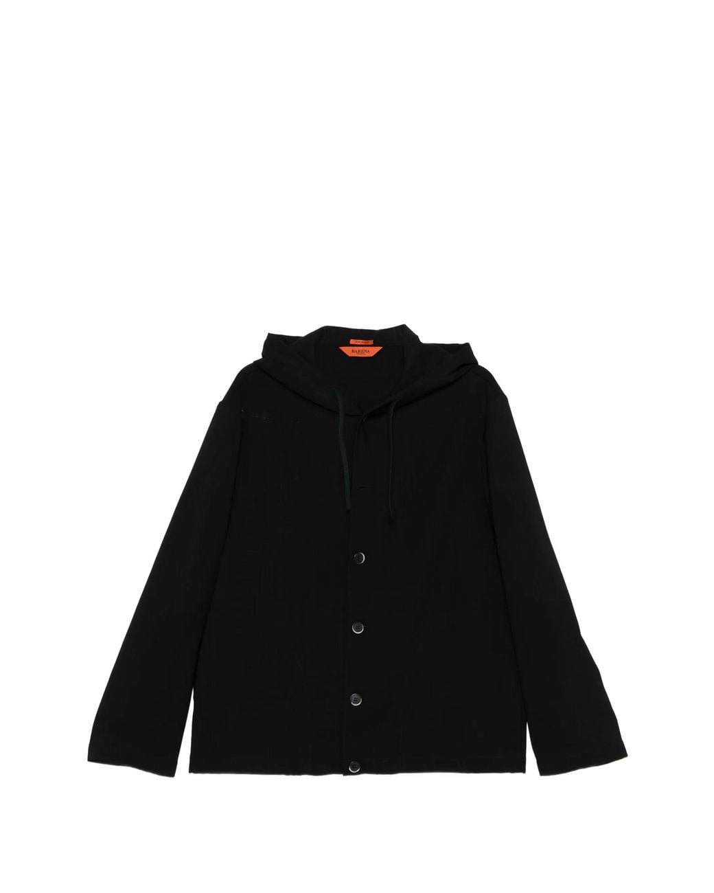 Barena Black Overshirt Caroman Grana
