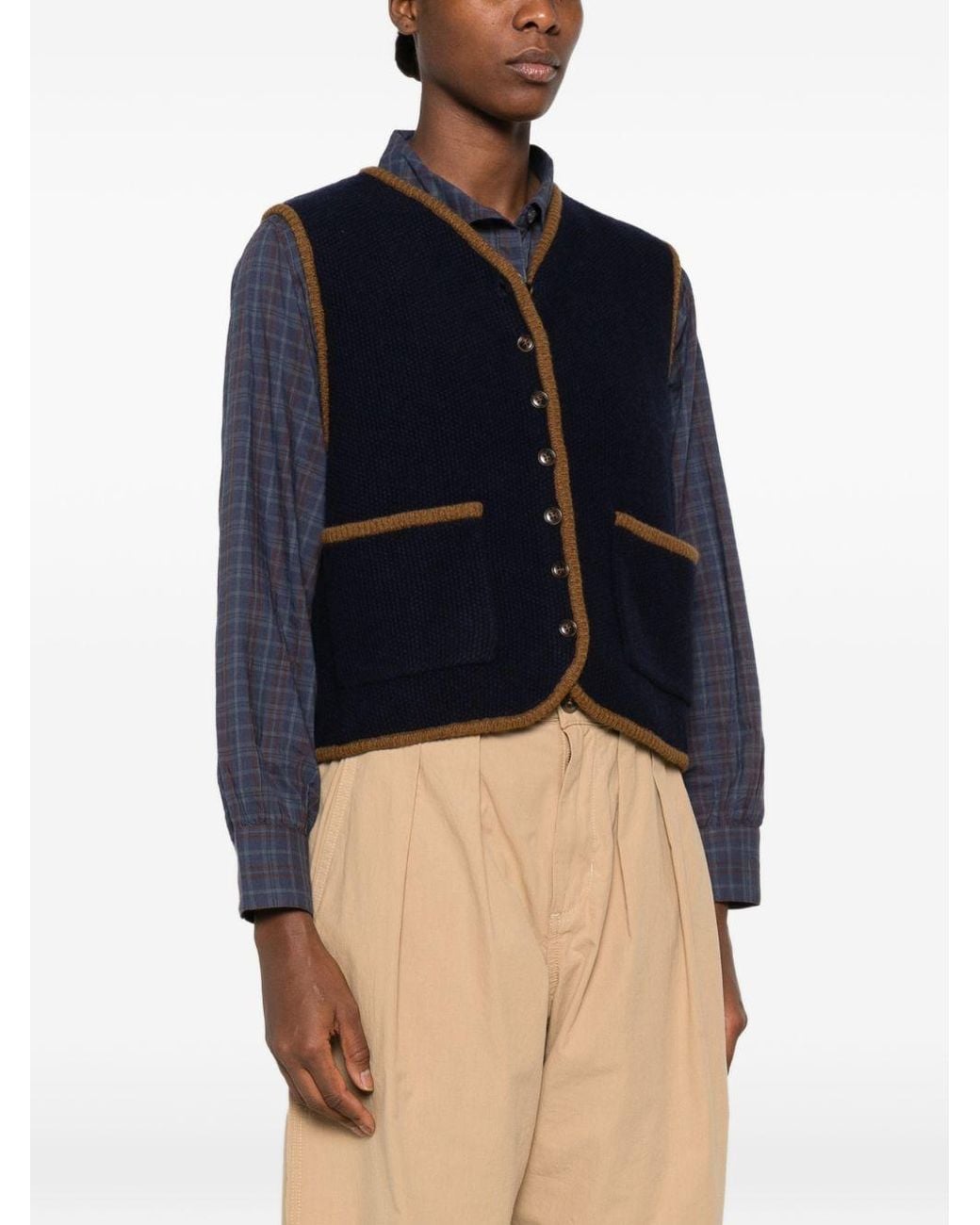 Moismont Blue Angele Wool Cardigan
