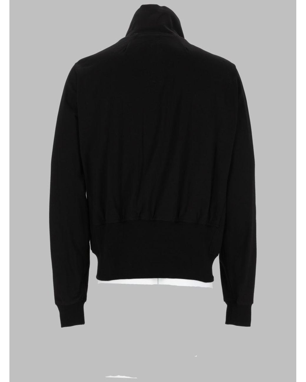 Rick Owens Black Felpa "Bauhaus Jogger" for men