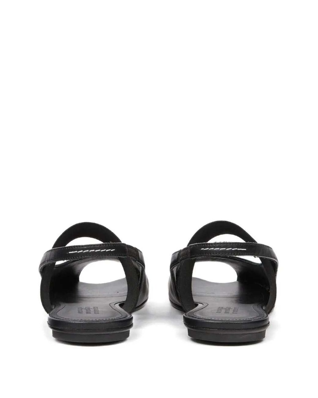 MM6 by Maison Margiela Black Open-Toe Sandals
