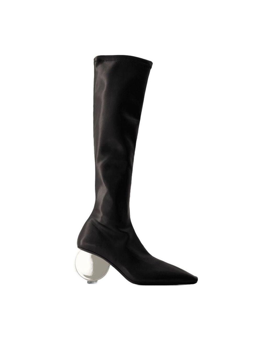 Courreges Black Circle Stiefel