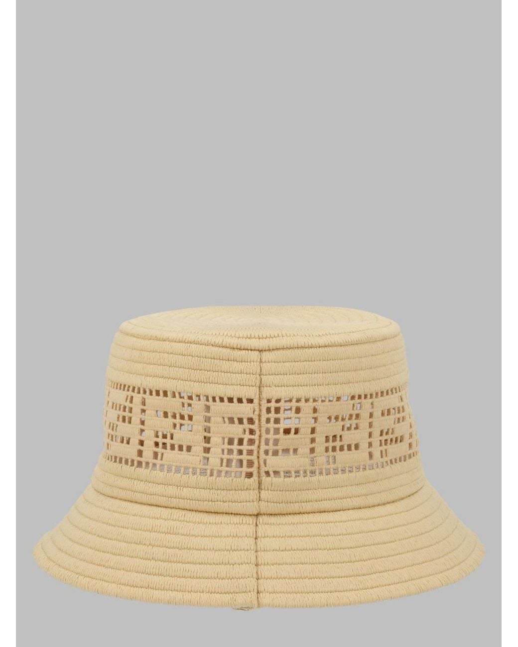 Fendi Natural Cappello Bucket