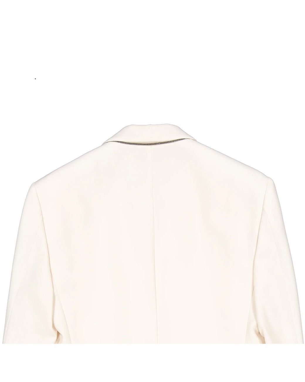 Brunello Cucinelli White Blazer Jacket