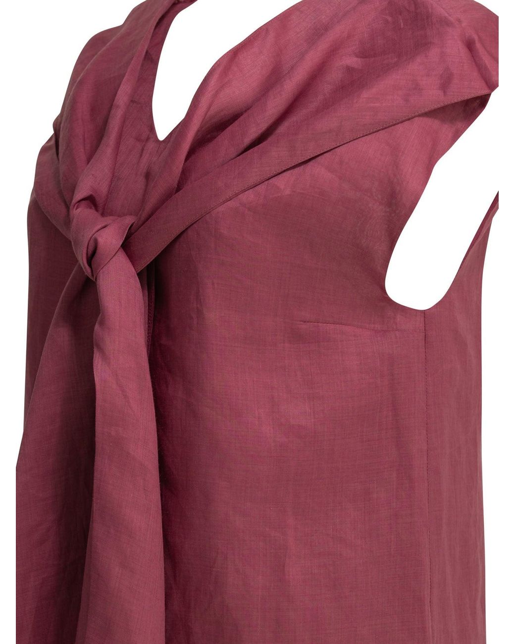 Max Mara Casual Gedrapeerde Top in het Purple