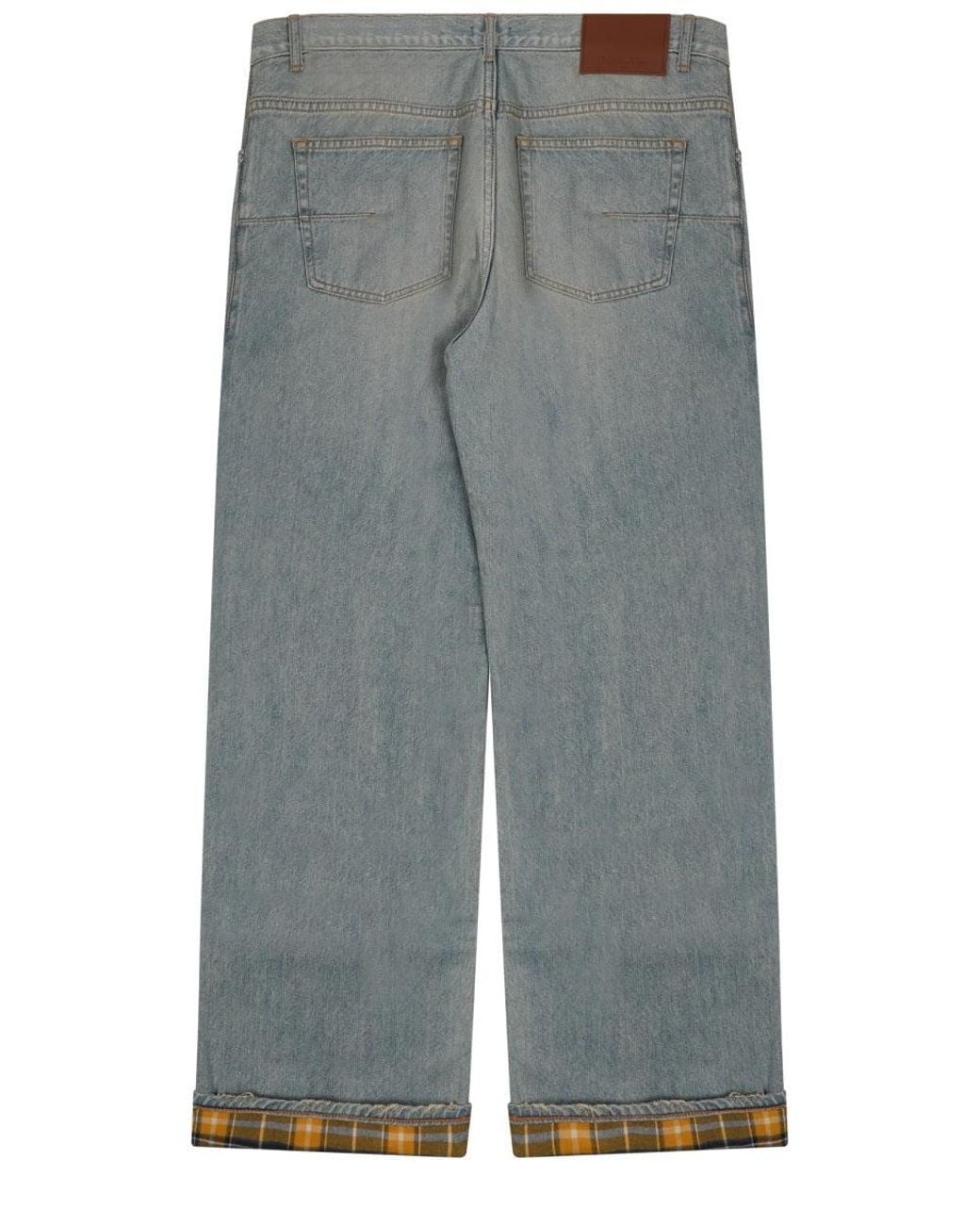 Dior Gray Straight Mid Rise Jeans for men