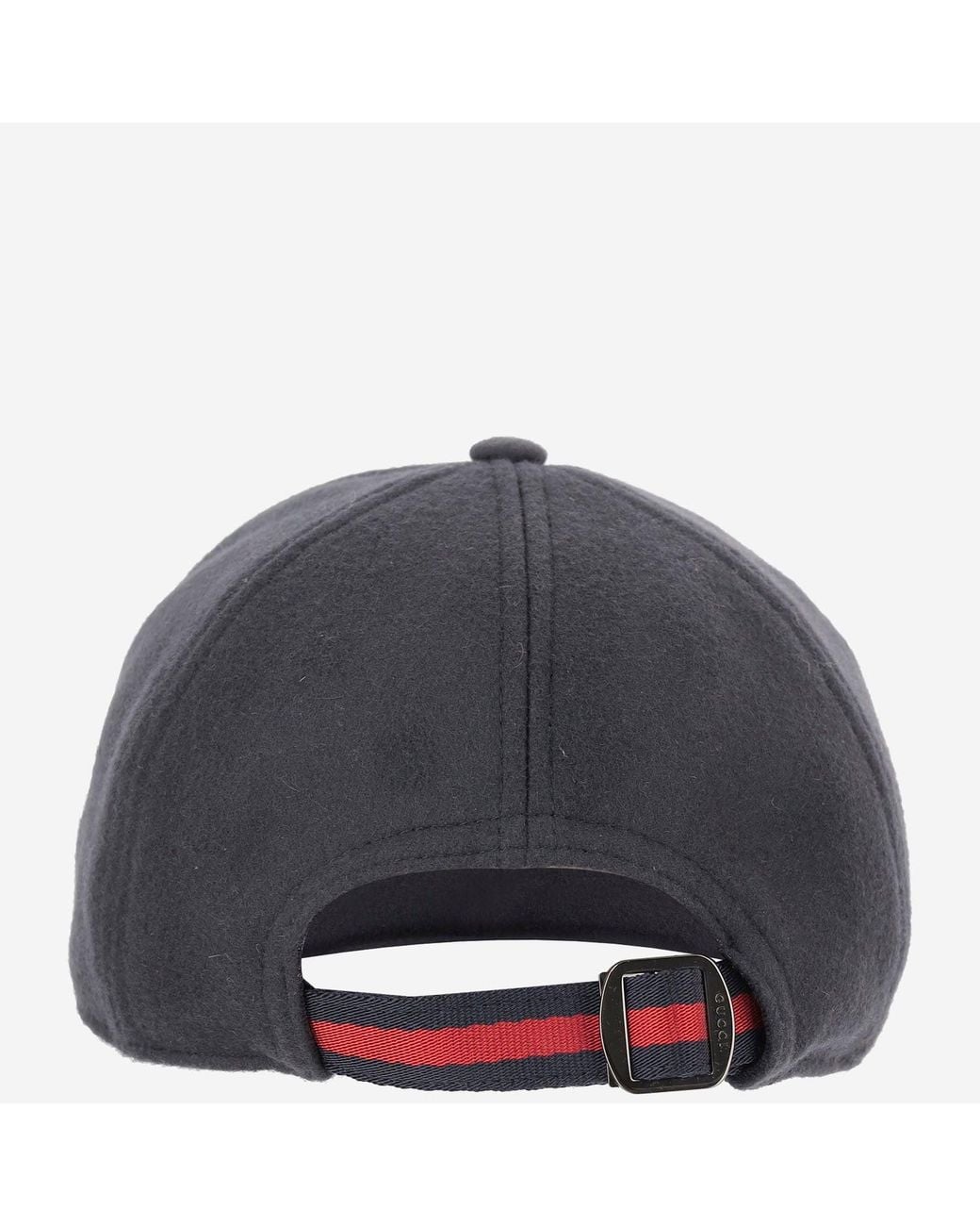 Gucci Gray Wool Baseball Cap