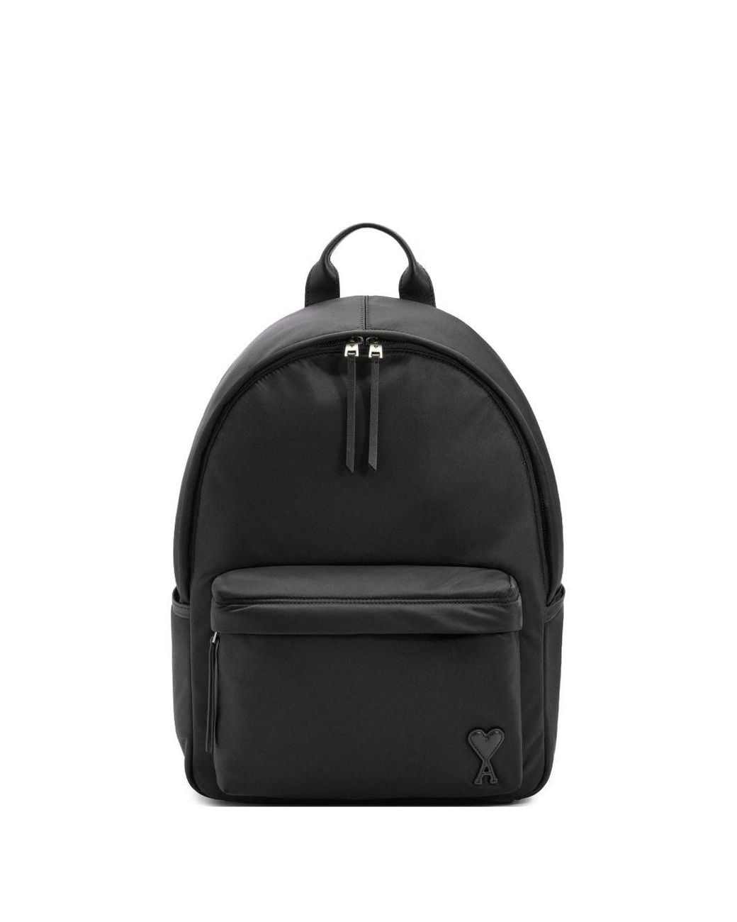 AMI Black Nylon Backpack
